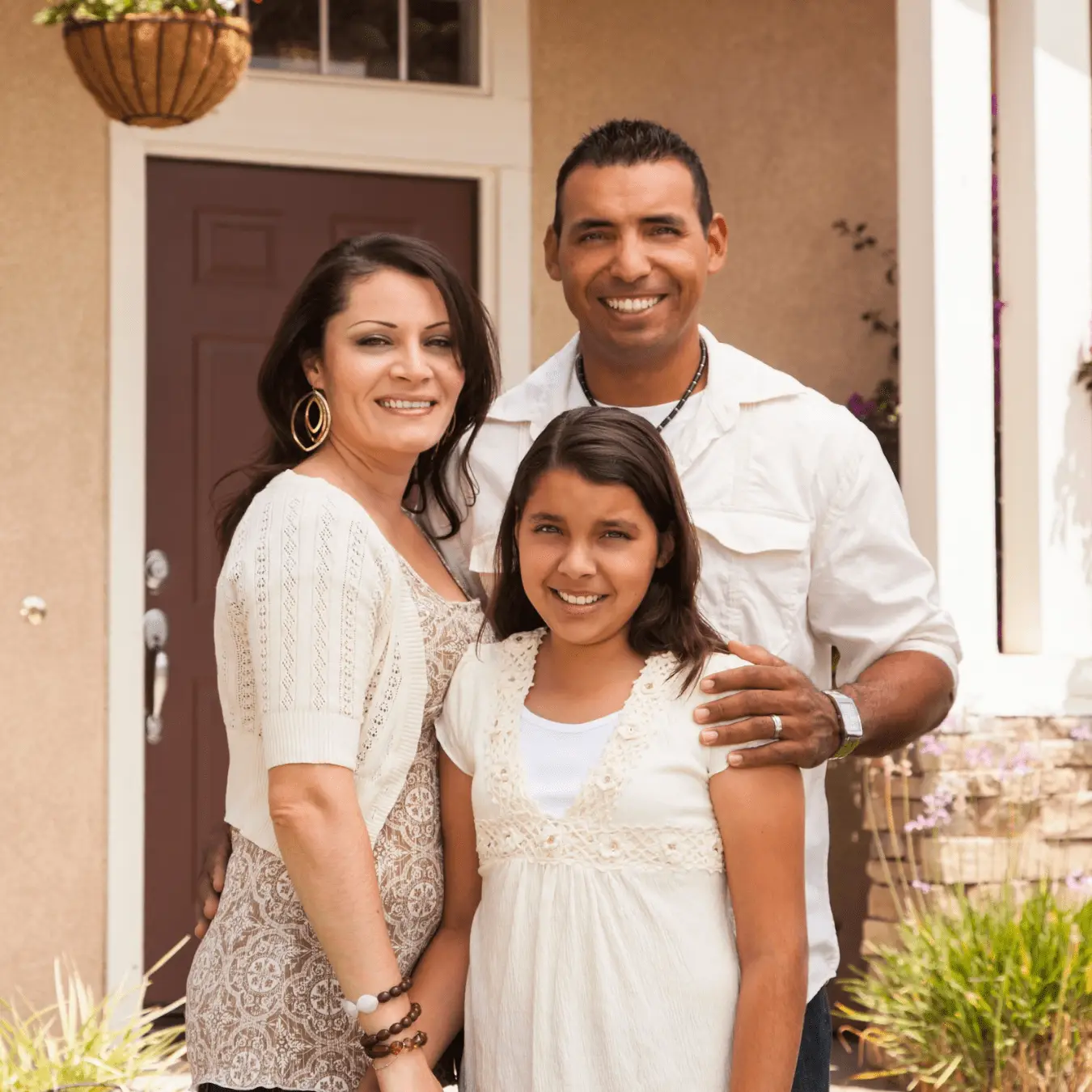 Happy El Paso family protected with affordable auto insurance coverage