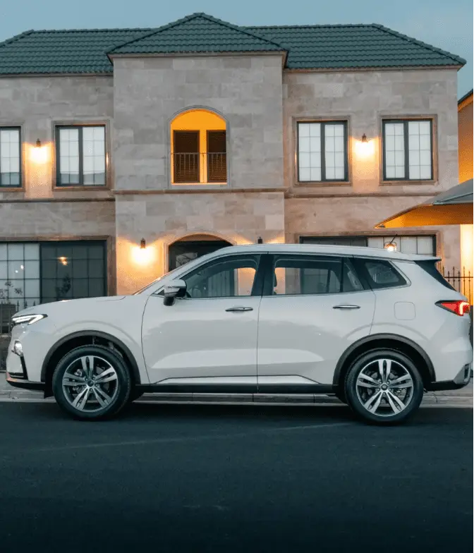 Car parked outside an El Paso home, insured through a local agency